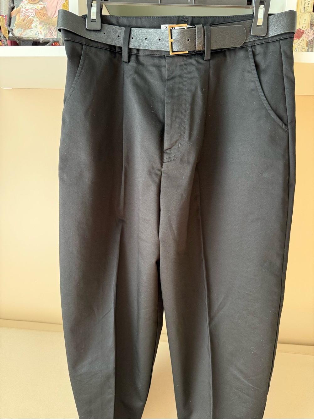 Zara Women’s Black Dress Pants with Belt
